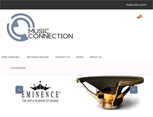 Tablet Screenshot of musicconnection.com.au